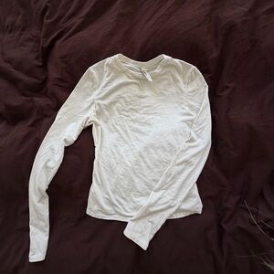 Skims Cotton Jersey Long Sleeve Tee